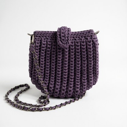 DIY Crochet kit - make your own Pebble crossbody bag