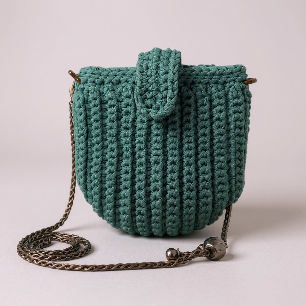 DIY Crochet kit - make your own Pebble crossbody bag