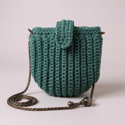 DIY Crochet kit - make your own Pebble crossbody bag