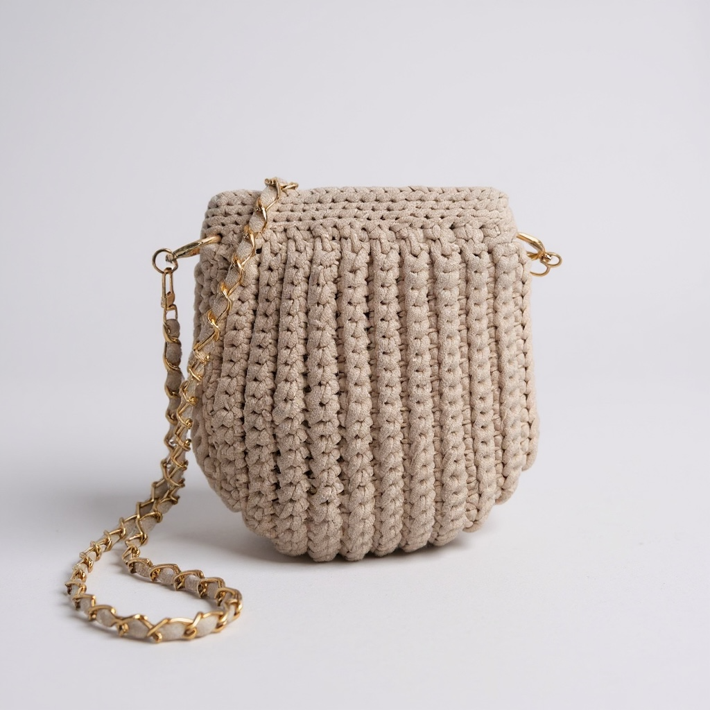 DIY Crochet kit - make your own Pebble crossbody bag