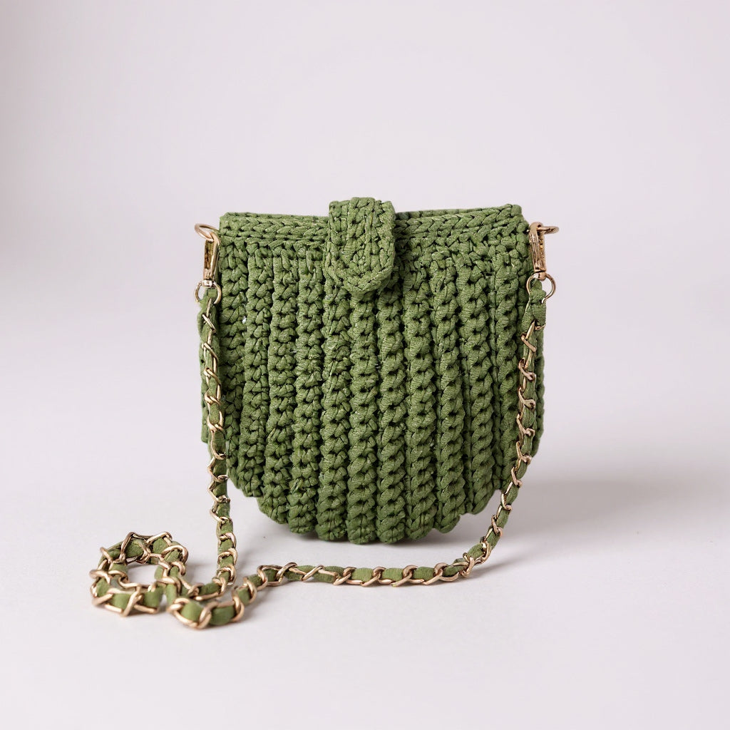 DIY Crochet kit - make your own Pebble crossbody bag