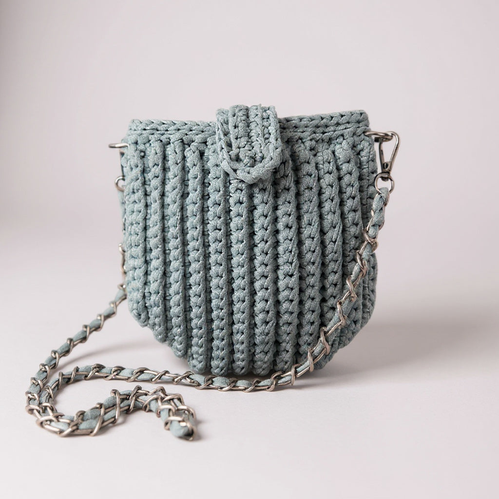 DIY Crochet kit - make your own Pebble crossbody bag