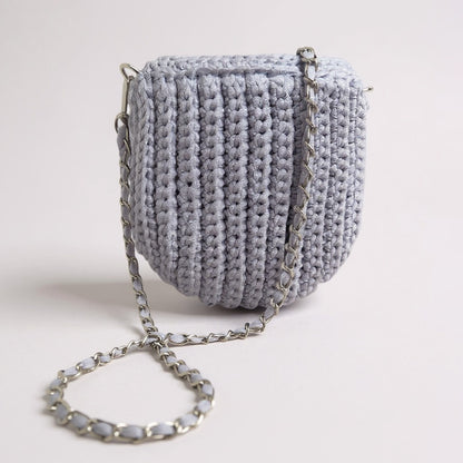 DIY Crochet kit - make your own Pebble crossbody bag